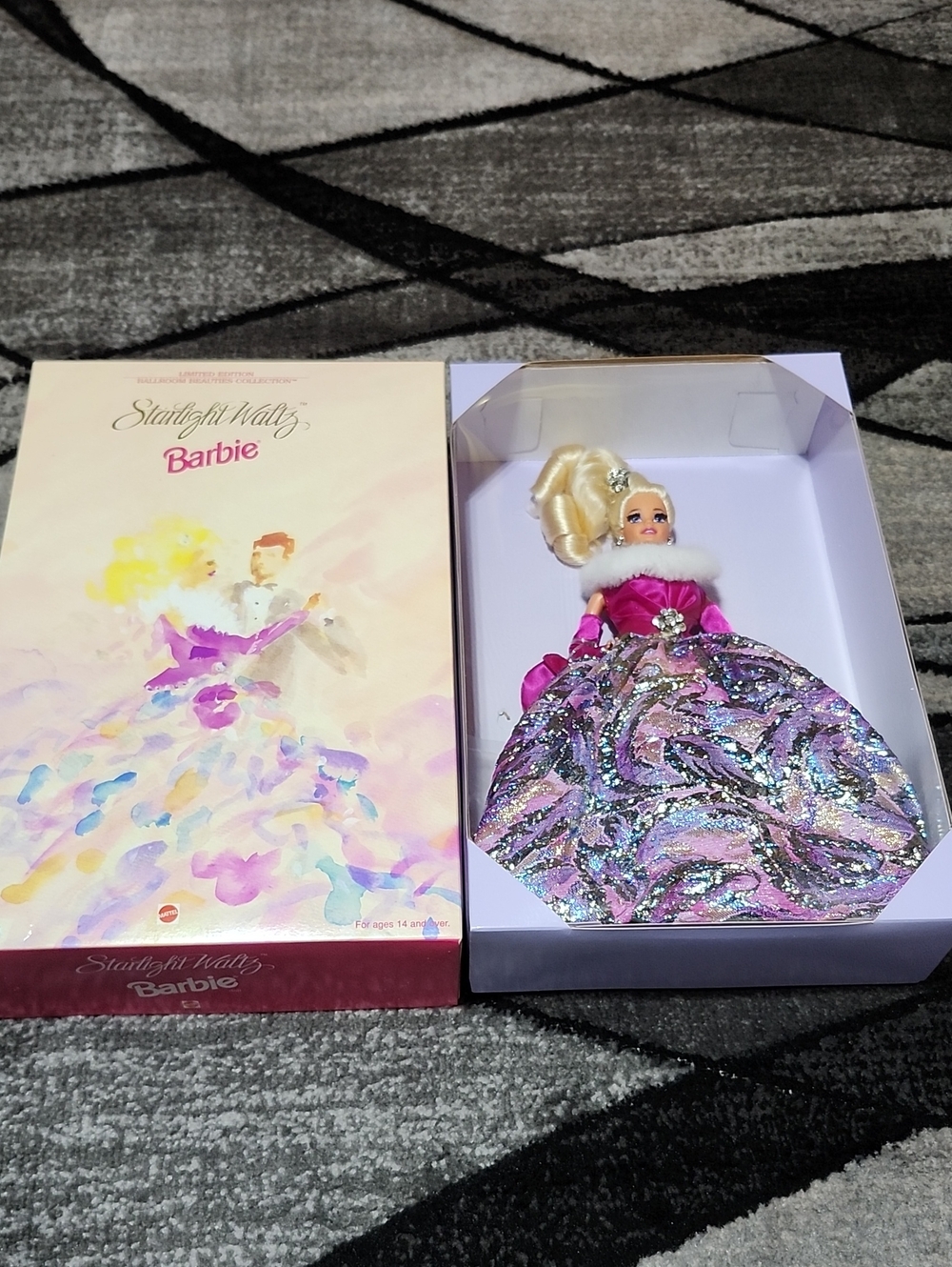 1995 MATTEL LIMITED EDITION STARLIGHT WALTZ BARBIE BALLROOM BEAUTIES COLLECTION